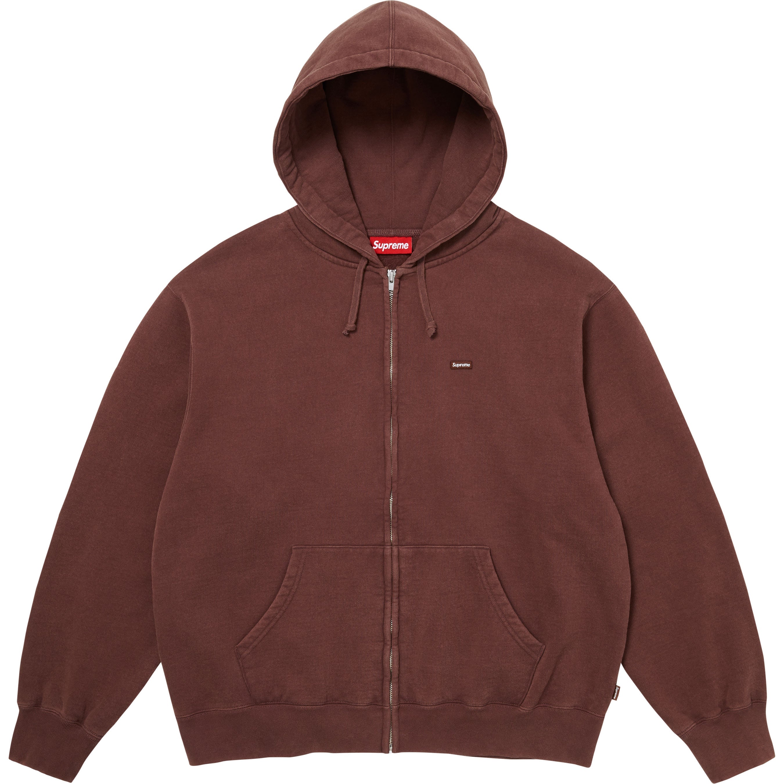 Small Box Zip Up Hooded Sweatshirt view 12